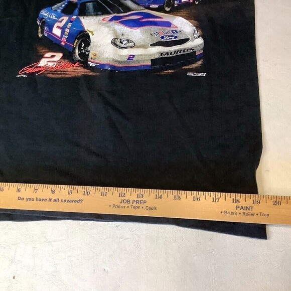 Vintage Chase Authentics Nutmeg Rusty Wallace T-Shirt Size XL Black - Picture 6 of 7